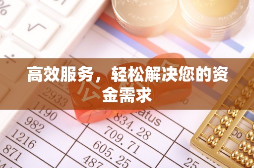 阜康高效服务，轻松解决您的资金需求