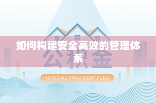 阜康如何构建安全高效的管理体系